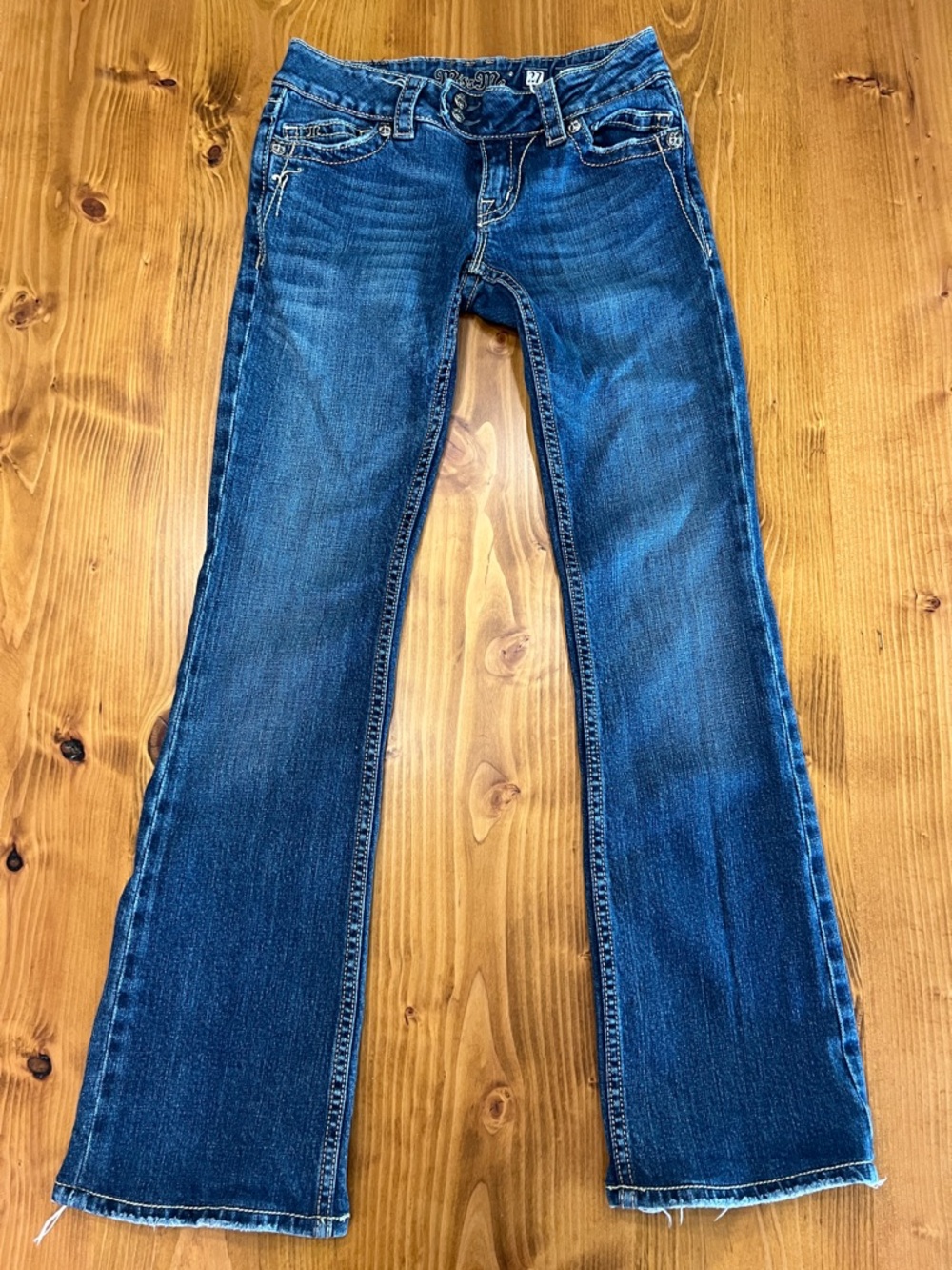 Miss Me Women’s Jeans Size 27 Bootcut Blue Denim low to mid rise